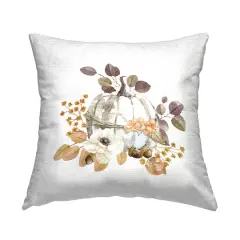 Stupell Industries Minimal Autumnal Botanicals Outdoor Printed Pillow
