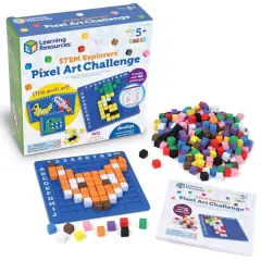 Learning Resources STEM Explorers Pixel Art Challenge