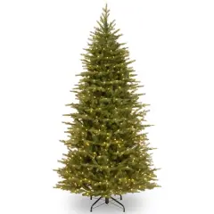 6.5ft. Pre-Lit Feel-Real&reg; Nordic Spruce&reg; Slim Artificial Christmas Tree, Clear Lights