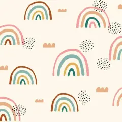 RoomMates Rainbow's End Peel & Stick Wallpaper Pink and Taupe