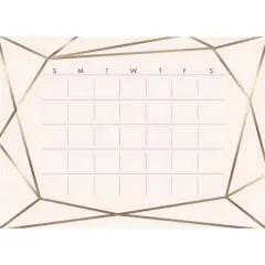 RoomMates Blush Beauty Dry Erase Calendar Peel & Stick Wall Decal