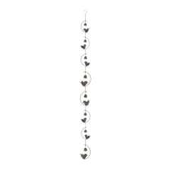 70" Birds & Bells Rain Chain
