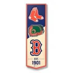 MLB 6" x 19" 3D StadiumView Banner Boston Red Sox