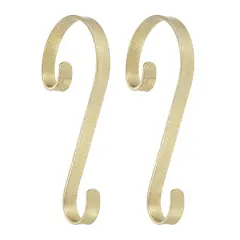 Haute Decor Stocking Scrolls&reg; Glimmer Gold Stocking Holders, 2ct.