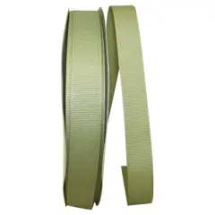JAM Paper 7/8" Grosgrain Texture Ribbon Spring Moss