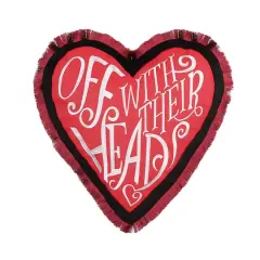 16" Off with Their Heads Heart Accent Pillow by Ashland&reg;