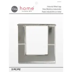 Dritz&reg; Home Nickel Industrial Metal Legs, 2 Count