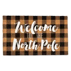 Welcome to the North Pole 30" x 18" Door Mat
