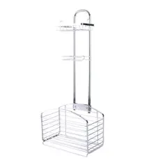 Bath Bliss Harbor Collection Chrome Bathroom Organizer