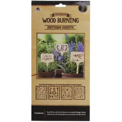 Plaid&reg; Outdoor Wood Burning Pattern Sheets, 5ct.