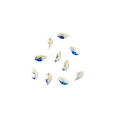 7.5mm Crystal AB Flame Glue-On Austrian Crystals by Bead Landing&trade;, 10ct.