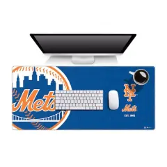 MLB Logo Series Desk Pad New York Mets