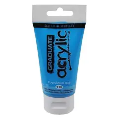 Daler-Rowney&reg; Graduate Acrylic Paint, 75mL 130 Coeruleum Blue