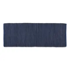 DII&reg; French Blue Rag Rug, 2ft. x 6ft.