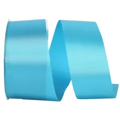 JAM Paper 1.875" x 50yd. Single Face Satin Allure Ribbon Turquoise