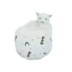 6.75" DIY Ceramic LED Pumpkin & Bat D&eacute;cor by Make Market&reg;