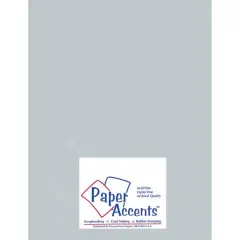PA Paper&trade; Accents Pearlized 8.5" x 11" 92lb. Cardstock, 25 Sheets Slate