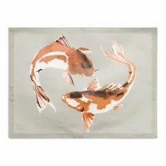 18" Circling Koi Poly Twill Placemat