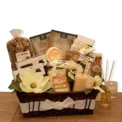 Vanilla Essence Candle Gift Basket