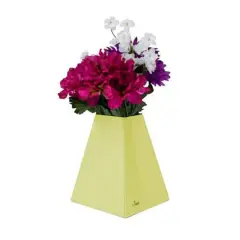 JAM Paper Pop-Up Vase Boxes, 3ct. Fresh Green