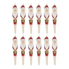 12ct. Santa Drop Ornament