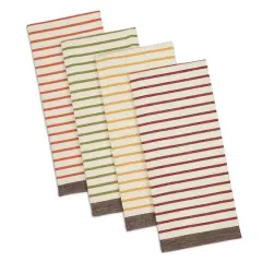DII&reg; Harvest Prep Stripe Woven Dishtowel Set