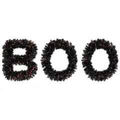 18" Lit Boo Sentiment Outdoor Halloween Sign