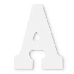 9" White MDF Whimsy Letter by Make Market&reg; A