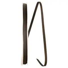 JAM Paper 1/4" Grosgrain Texture Ribbon Brown
