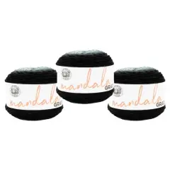3 Pack Lion Brand&reg; Mandala&reg; Gradient Yarn Black