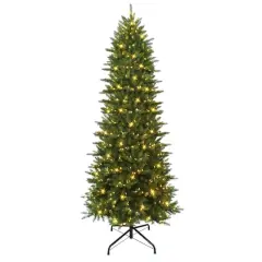 10ft. Pre-Lit Fraser Fir Artificial Christmas Tree, Color Select LED Lights