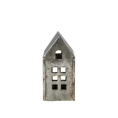 Hello Honey&reg; 6.25" Antique Pewter Finish Metal House