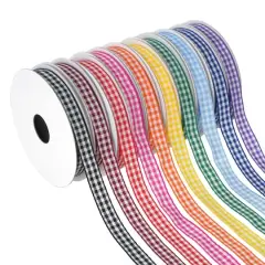 3/8" x 2yd. Gingham Value Pack Ribbon by Celebrate It&reg;