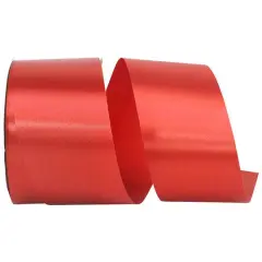 JAM Paper 2.5" x 50yd. Single Face Satin Allure Ribbon Rust
