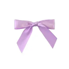 JAM Paper 2" Satin Twist Tie Bows, 100ct. Orchid