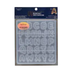 Blue Moon Studio&trade; UV Resin Craft Holographic Alphabet Mold