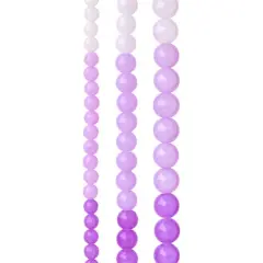 Purple Ombre Glass Round Beads by Bead Landing&trade;