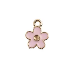 John Bead Sweet & Petite Small Flower Charms, 10ct. Pink