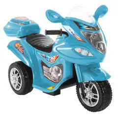 Toy Time Ride-On 3 Wheel Motorcycle Blue