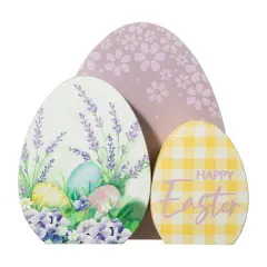 Glitzhome&reg; 8" Easter Eggs Table D&eacute;cor
