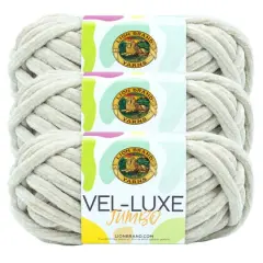 3 Pack Lion Brand&reg; Vel-Luxe Jumbo Yarn Rainy Day
