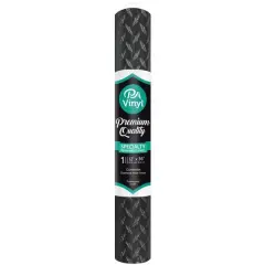 PA Vinyl Gunmetal Diamond Plate Specialty Permanent Vinyl