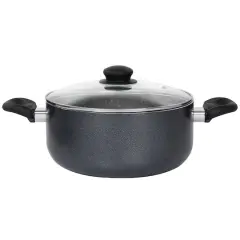 Oster Pallermo 5qt. Charcoal Aluminum Dutch Oven with Lid