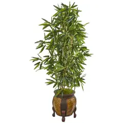 5ft. Bamboo Tree in Decorative Planter