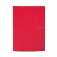 Fabriano&reg; EcoQua Red Raspberry Grid Notepad, A4