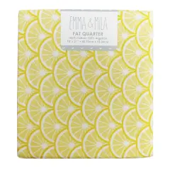 Emma & Mila&reg; Lemonade Slices Cotton Fat Quarter, 4ct.