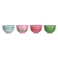 Hello Honey&reg; 4.5" Holiday Stoneware Bowl Set