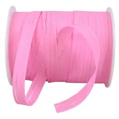 JAM Paper 3/8" x 100yd. Raffia Ribbon Hot Pink