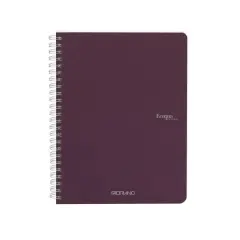 Fabriano&reg; EcoQua Spiral Bound Grid Notebook Wine