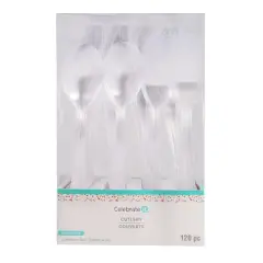 Clear Plastic Cutlery Value Pack, 120ct. by Celebrate It&trade;